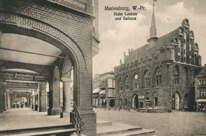 Malbork Marienburg Ratusz - Reprodukcja 4338