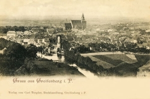 Gryfice panorama - Reprodukcja 19323
