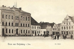 Gryfice Rynek - Reprodukcja 19341