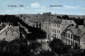 Zielona Góra Bismarkstrasse -Reprodukcja 1624