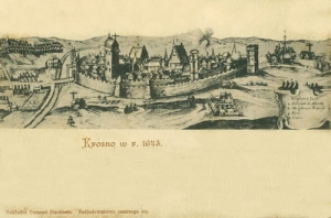 Krosno panorama - Reprodukcja 15938