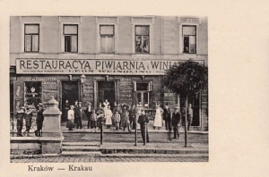 Kraków Restauracja -Reprodukcja 1468