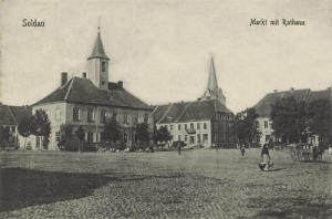 Działdowo Rynek - Reprodukcja 19452