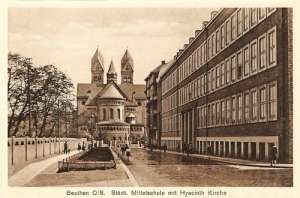 Bytom szkoła - Reprodukcja 19575
