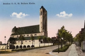 Bytom kościół - Reprodukcja 19659