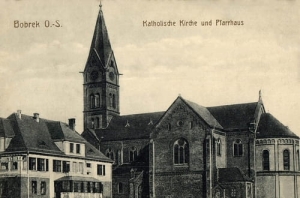 Bytom Bobrek kościół - Reprodukcja 19671