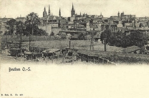 Bytom panorama - Reprodukcja 19771