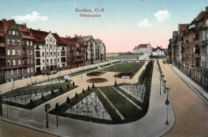 Bytom Wilhelmsplatz - Reprodukcja 19842