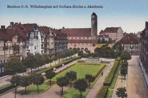 Bytom Wilhelmsplatz - Reprodukcja 19843