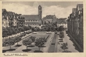 Bytom Wilhelmplatz - Reprodukcja 19846