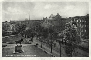 Bytom Braunauerplatz - Reprodukcja 19856