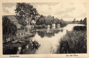 Zbąszyń rzeka Obra - Reprodukcja 19889