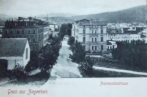 Głuchołazy Promenadenstr. - Reprodukcja 19916