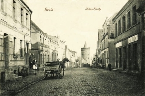 Recz Mittelstr. - Reprodukcja 20270