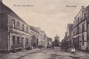 Recz Mittelstr. - Reprodukcja 20272