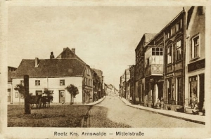 Recz Mittelstr. - Reprodukcja 20273