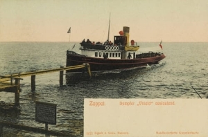 Sopot statek - Reprodukcja 4205