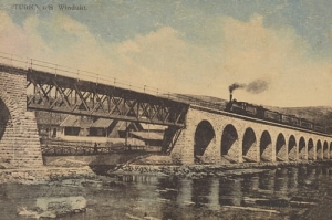 Turka n/S wiadukt kolejowy- Reprodukcja 20839