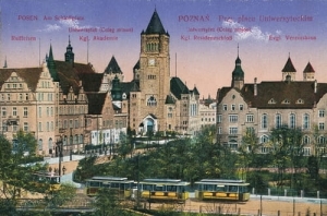 Poznań widok na Zamek - Reprodukcja 5335