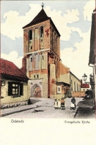 Ostróda kościół - Reprodukcja 21180