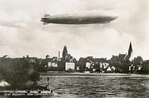 Ostróda panorama zeppelin - Reprodukcja 21215