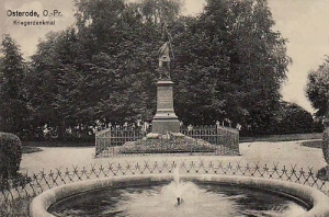 Ostróda Pomnik - Reprodukcja 21247