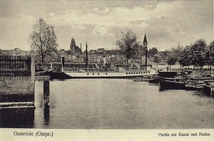 Ostróda kanał - Reprodukcja 21253