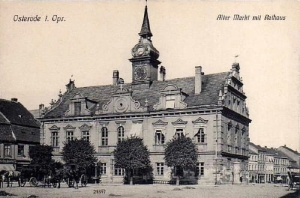 Ostróda Ratusz - Reprodukcja 21255