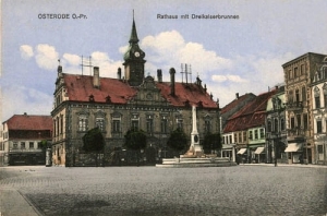 Ostróda Ratusz - Reprodukcja 21256