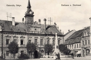 Ostróda Ratusz - Reprodukcja 21260