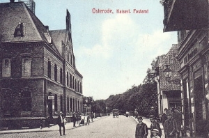 Ostróda poczta - Reprodukcja 21321