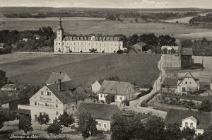 Ścinawa panorama klasztor- Reprodukcja 21344