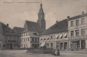 Ścinawa Rynek i Kościół - Reprodukcja 21373