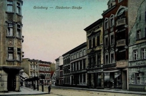Zielona Góra Niedertor strasse -Reprodukcja 1627