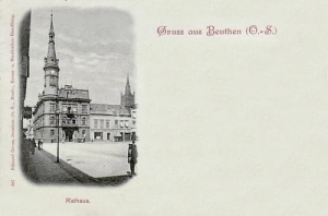 Bytom Ratusz - Reprodukcja 21487