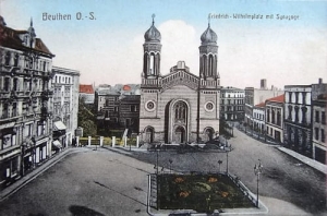 Bytom synagoga - Reprodukcja 21575