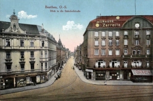 Bytom Bahnhofstr. - Reprodukcja 21610