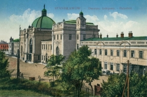 Stanisławów Dworzec Kolejowy -Reprodukcja 4729