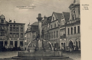 Gryfów Śląski rynek - Reprodukcja 21779