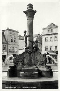 Gryfów Śląski rynek - Reprodukcja 21780