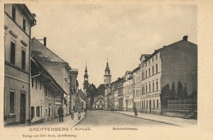 Gryfów Śląski Bahnhofstr.- Reprodukcja 21872