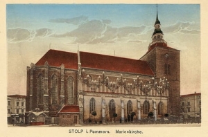 Słupsk Kościół - Reprodukcja 22309