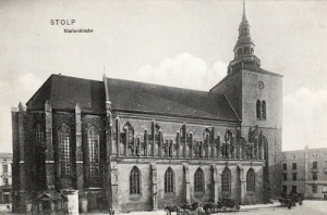 Słupsk Kościół - Reprodukcja 22312