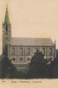 Słupsk Kościół - Reprodukcja 22314