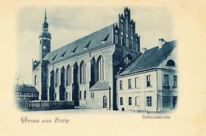 Słupsk Kościół - Reprodukcja 22316