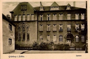 Zielona Góra Grunberg -Reprodukcja 1615