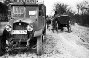 Miechów droga Kraków-Miechów -Reprodukcja 23054