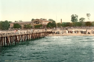 Kołobrzeg molo 1890r - Reprodukcja 4375