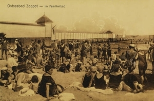 Sopot plaża molo - Reprodukcja 4231