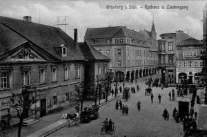 Zielona Góra Ratusz -Reprodukcja 1614